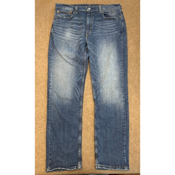 Levis 559 Jeans Mens 38x34 Relaxed Fit Straight Leg Blue Loose Denim Workwear - Picture 1 of 10